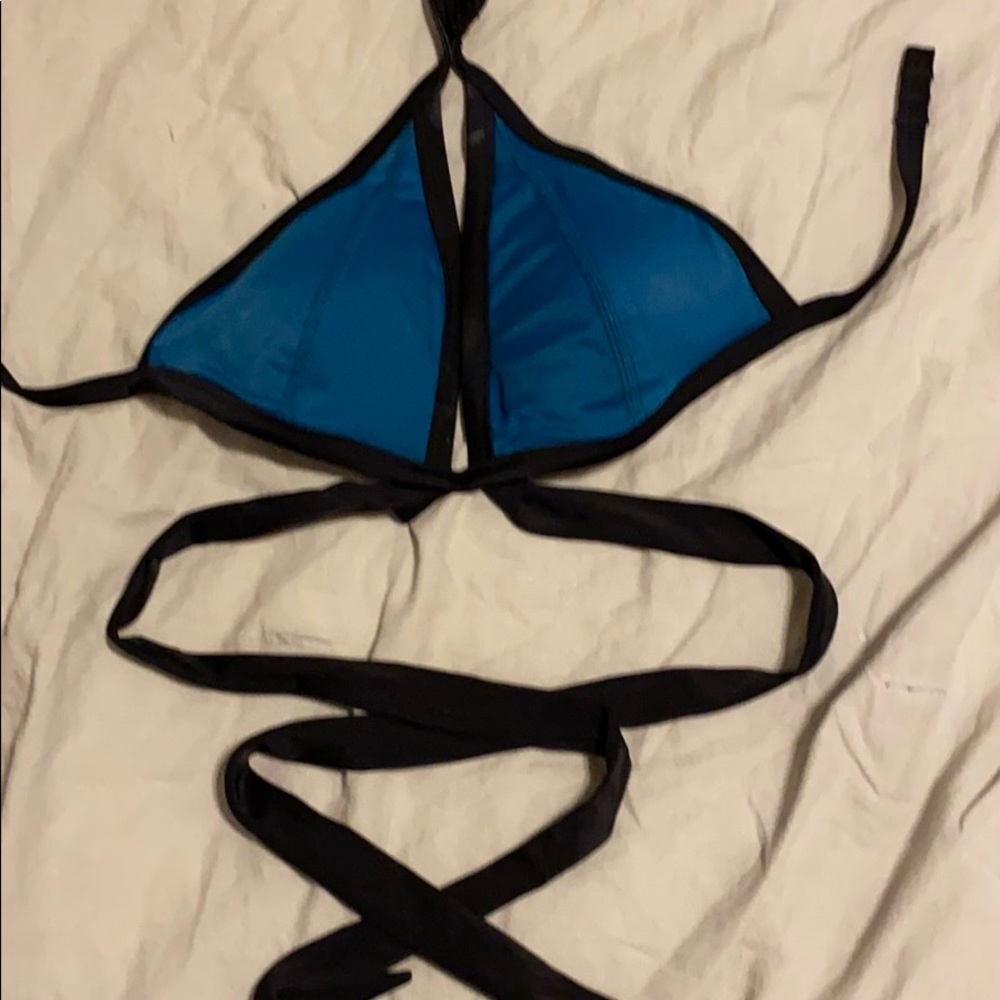 3 for 15$ PINK Tie Up Triangle Bikini Top